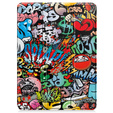 Case for iPad Pro 11 2024, Smartcase, graffiti