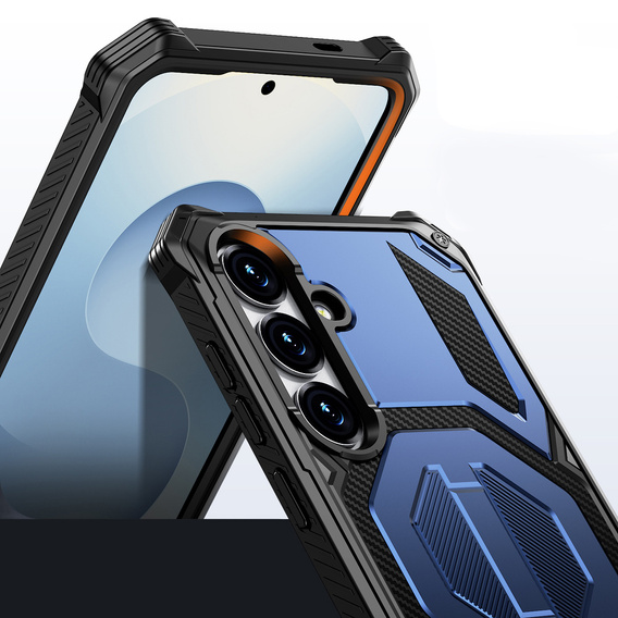 MagSafe-compatible protective case with stand for Samsung Galaxy S25 FE