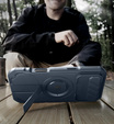 Dexnor armoured case with stand and camera shutter, for MagSafe for iPhone Air