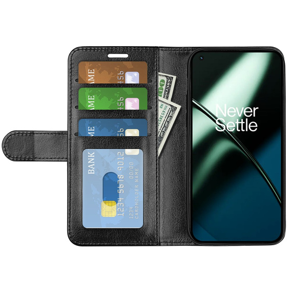 Flip case for OnePlus 11 5G, Wallet Case, black