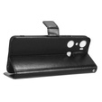 Flip case for Infinix Hot 20i, Crazy Horse Wallet, black