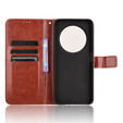 Flip case for Xiaomi Redmi 14C / Xiaomi Poco C75, Crazy Horse Wallet, brown