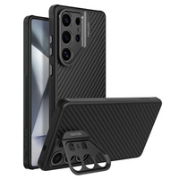 Nillkin Armored Case for Samsung Galaxy S25 Ultra, Carboprof Case, for Magsafe, black