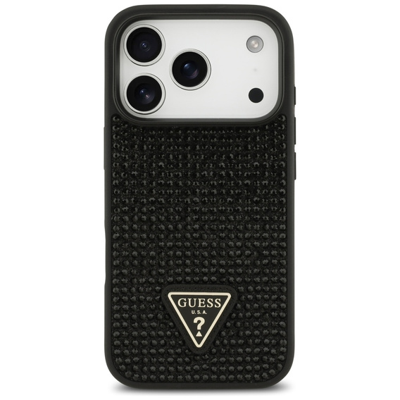 GUESS Rhinestone Triangle Logo Case for iPhone 17 Pro