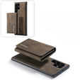 Case for Samsung Galaxy S23 Ultra, DG.MING 2in1, brown
