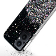 Case for Oppo Reno7 Lite 5G, Glittery, black