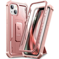 Armored case for iPhone 13 / 14, Dexnor Full Body, pink rose gold