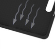 Case for Samsung Galaxy Tab S10+ Plus, Smartcase with stylus space, black
