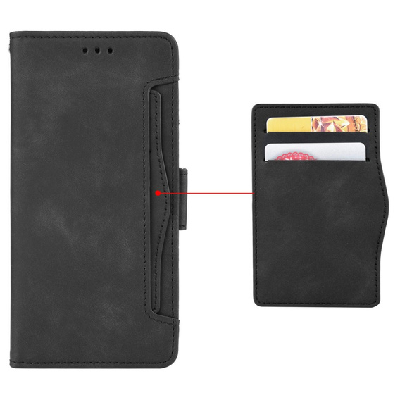 Flip case for Realme GT 7 Pro, Card Slot, black