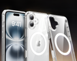 ERBORD Case with MagSafe for iPhone 16, active button, transparent + Screen Glass