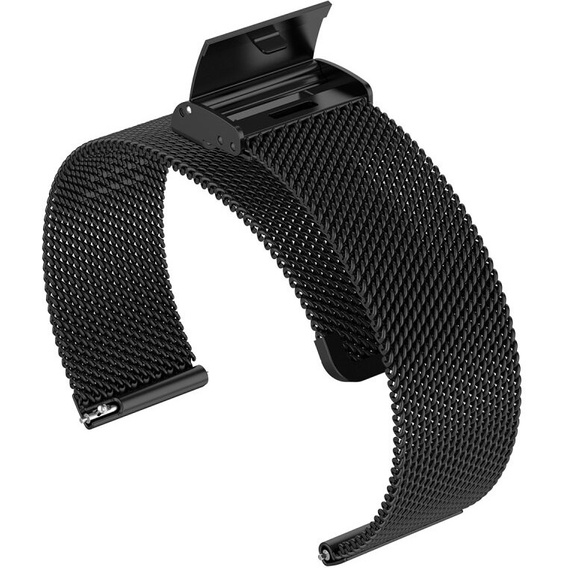 Milanese bracelet 18mm for Garmin Vivoactive 4S, Black