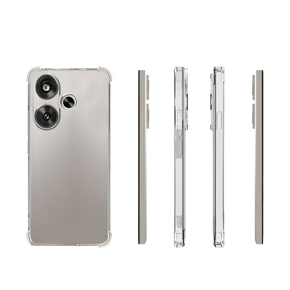 Case for Xiaomi Poco F6, Dropproof, transparent