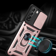 Case for Samsung Galaxy S22 5G, CamShield Slide, pink rose gold