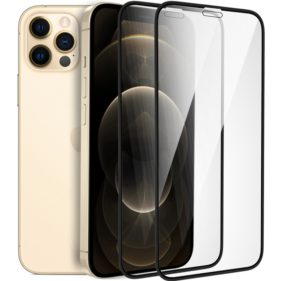 2x Ceramic ERBORD Hybrid Glass for iPhone 12 / 12 Pro
