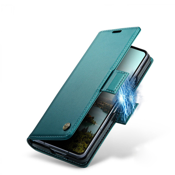 CASEME Litchi Wallet flip case for Samsung Galaxy Z Fold7 5G