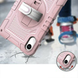 Armoured case for Xiaomi Redmi Pad 2, with stand and shoulder strap – pink