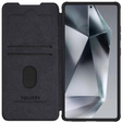 NILLKIN flip case for Samsung Galaxy S25 Ultra, CamShield Qin Pro, leather, black