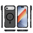 Matt Case for iPhone Air, armoured, for MagSafe, smoked with black sides