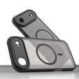 Matt Case for iPhone Air, for MagSafe, with camera protection, matt black