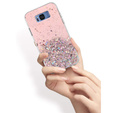 Case for Samsung Galaxy S8, Glittery, pink