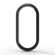 2in1 Case + Tempered Glass for Xiaomi Smart Band 10 / 9 / 8, black