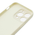 Case for iPhone 15 Pro Max, Silicone Lite, cream