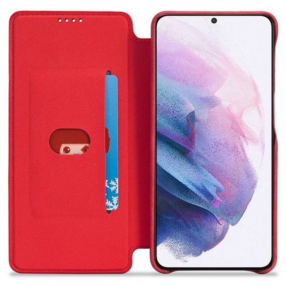 Flip case for Samsung Galaxy S22+ Plus 5G, LC.IMEEKE, red