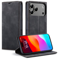 ERBORD Vintage wallet case with flap for iPhone 17 Pro Max