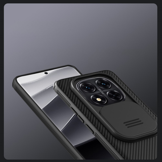 Case for Xiaomi Redmi Note 14 Pro+ 5G, Armored Nillkin, CamShield Pro, black