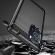 Case for Motorola Edge 30 Pro, Carbon, black