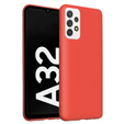 Case for Samsung Galaxy A32 5G, Silicone Lite, red