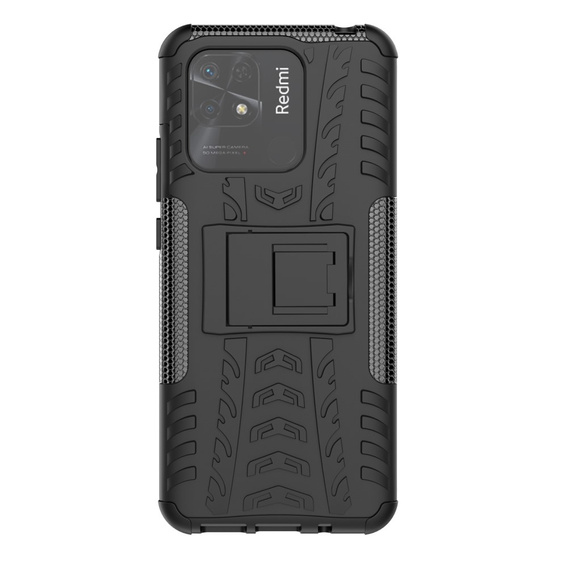 Case for Xiaomi Redmi 10C, Tire Armor, black
