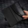 Flip case for Samsung Galaxy S23 Ultra, Carbon LC.IMEEKE, black