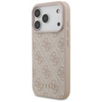 GUESS 4G Metal Gold Logo Case for iPhone 17 Pro