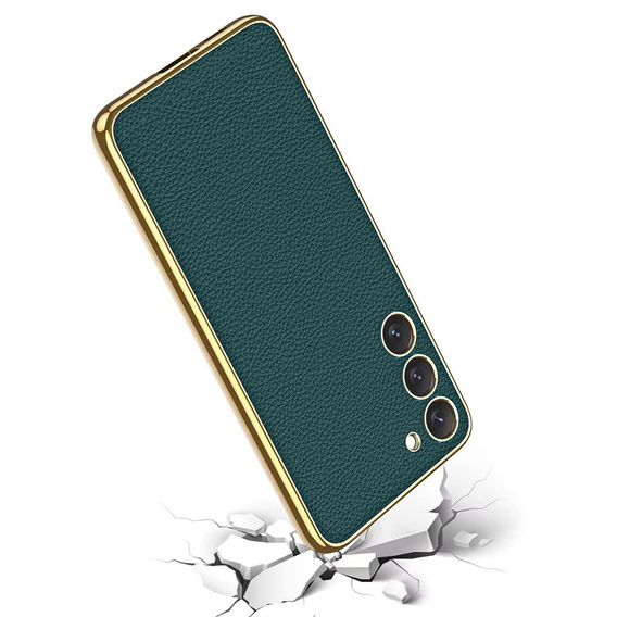Case for Samsung Galaxy S24, GKK Leather, green