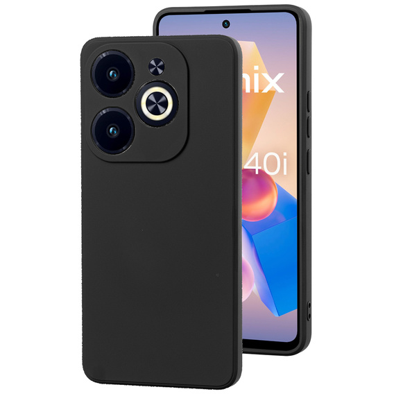 Case for Infinix Hot 40i, Silicone Lite, black