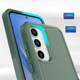 Armored Case for Samsung Galaxy A55 5G, Dual Shockproof, dark green