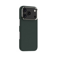 BENKS Kevlar case for iPhone 17 Pro Max, Magnetic Armour Tint 1000D 0070, for MagSafe, active button – green