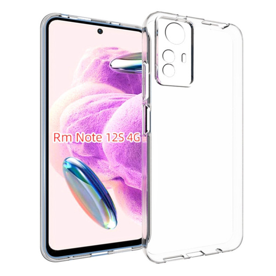Thin Case for Xiaomi Redmi Note 12S 4G, Slim, transparent