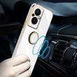 Case for Oppo Reno7 Lite, Electro Ring, white