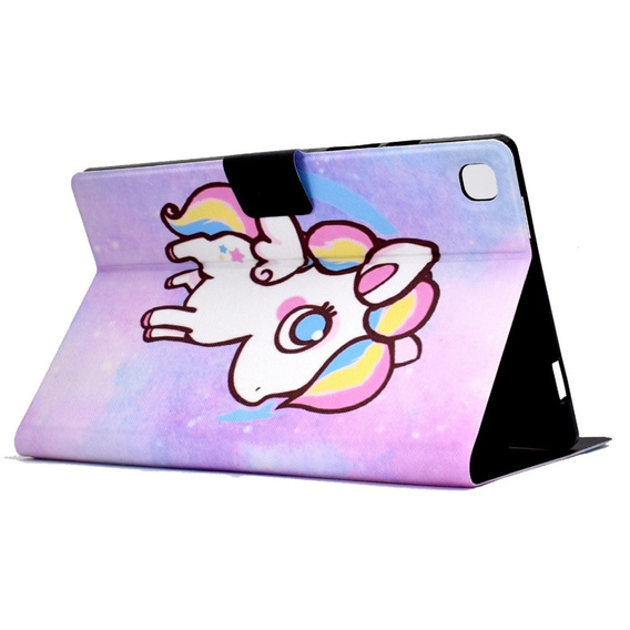 Case for Samsung Galaxy Tab A7 Lite, with flap, colorful horse