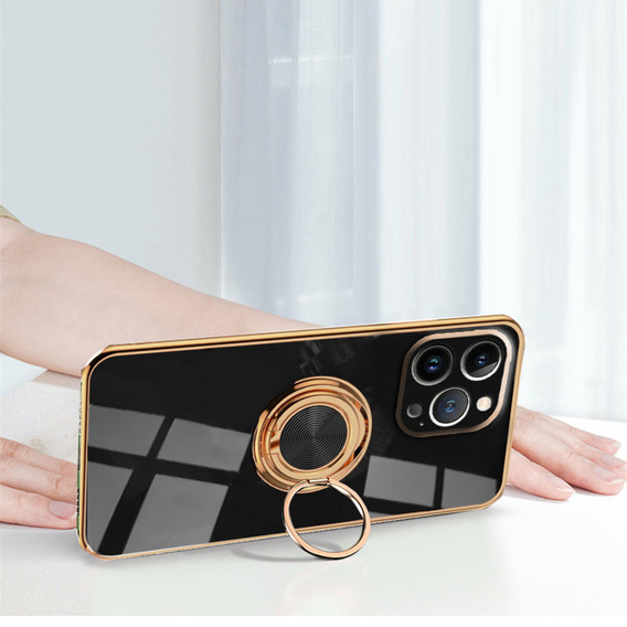 Case for iPhone 14 Pro, Electro Ring, black