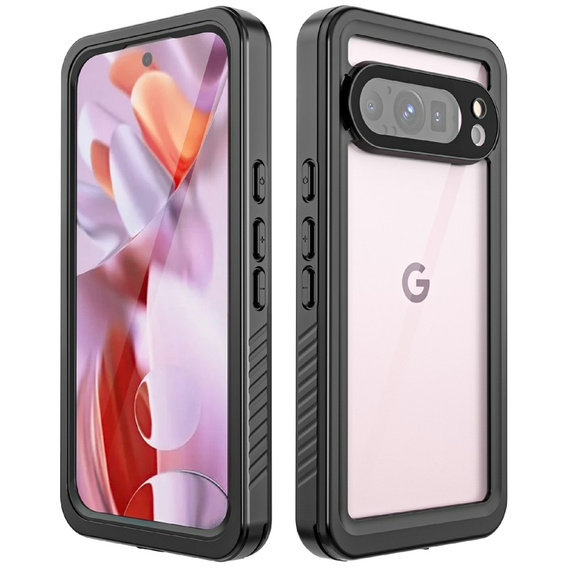 IP68 Waterproof Case for Google Pixel 9 Pro, Redpepper, black