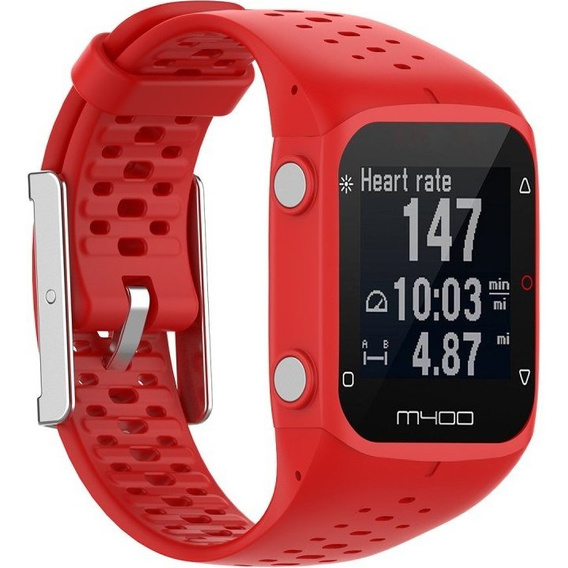 Silicone strap for Polar M400/M430, red