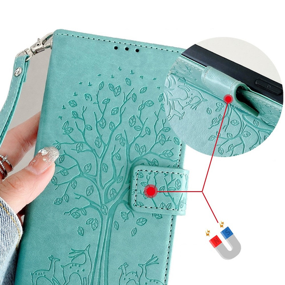 Flip case for Samsung Galaxy M15 5G, Tree, green