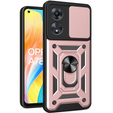 Case for Oppo A78 4G, CamShield Slide, pink rose gold