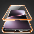 Case for Honor Magic 7 Lite, Magnetic Dual Glass, orange