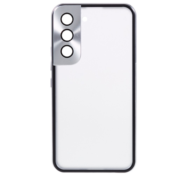 Case for Samsung Galaxy S22, Magnetic Dual Glass, silver