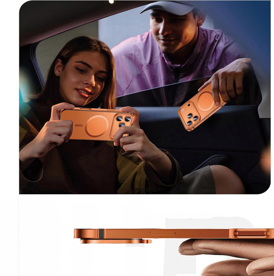 Metal Frame Case for MagSafe for iPhone 17 Pro