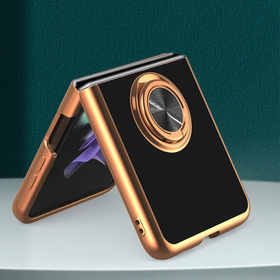 Case for Samsung Galaxy Z Flip 4 5G, Electro Ring, black